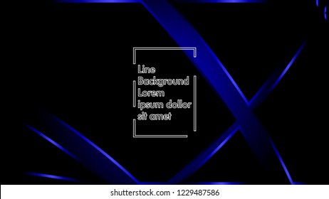abstract metallic blue black frame layout modern tech design template background