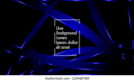 abstract metallic blue black frame layout modern tech design template background