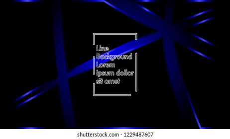 abstract metallic blue black frame layout modern tech design template background