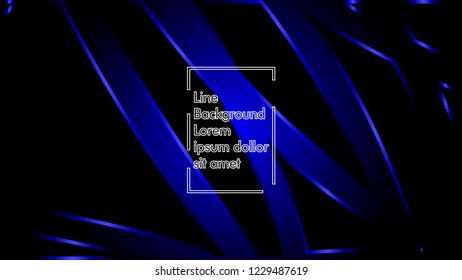 abstract metallic blue black frame layout modern tech design template background