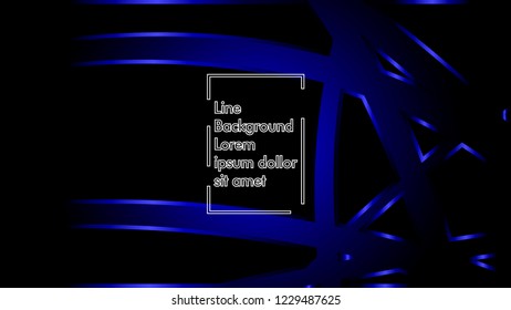 abstract metallic blue black frame layout modern tech design template background