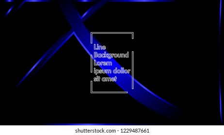 abstract metallic blue black frame layout modern tech design template background