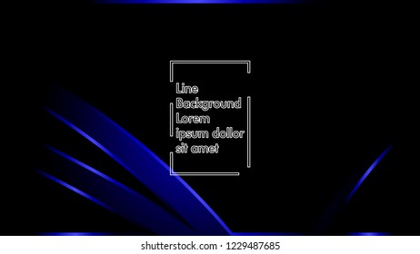 abstract metallic blue black frame layout modern tech design template background