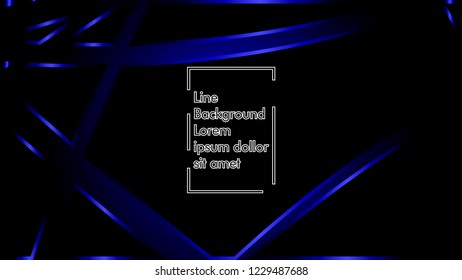 abstract metallic blue black frame layout modern tech design template background