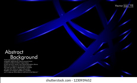 abstract metallic blue black frame layout modern tech design template background