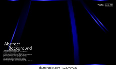 abstract metallic blue black frame layout modern tech design template background