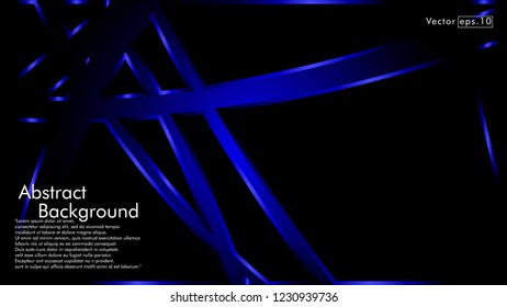 abstract metallic blue black frame layout modern tech design template background