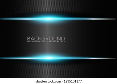 abstract metallic blue black frame layout modern tech design template background