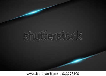 abstract metallic blue black frame layout modern tech design template background