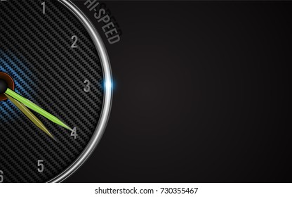 abstract metallic clock technology sports concept background