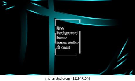 abstract metallic cyan black frame layout modern tech design template background