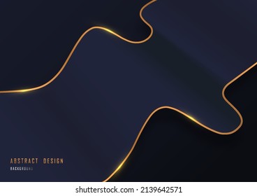 Abstract metallic gradient blue artwork decorative design  Simple design for copy space text background  RGB Illustration vector