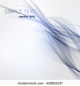 Abstract metallic lines on a white background. Vector illustration.  lines created using blend tool. Curved wavy line,smooth stripe.Design element.