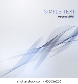 Abstract metallic lines on a white background. Vector illustration.  lines created using blend tool. Curved wavy line,smooth stripe.Design element.