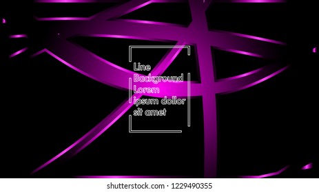 abstract metallic magenta black frame layout modern tech design template background