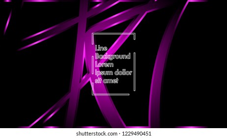 abstract metallic magenta black frame layout modern tech design template background