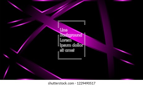 abstract metallic magenta black frame layout modern tech design template background