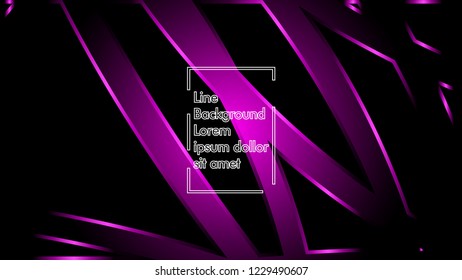 abstract metallic magenta black frame layout modern tech design template background