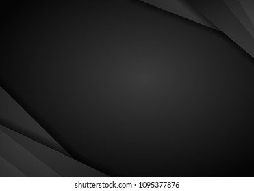 abstract metallic modern black frame design innovation concept layout background. Technology background with metallic banner. Dark abstract background. Vector illustration EPS 10.