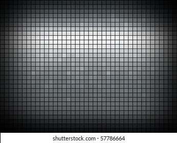 Abstract metallic mosaic vector background.
