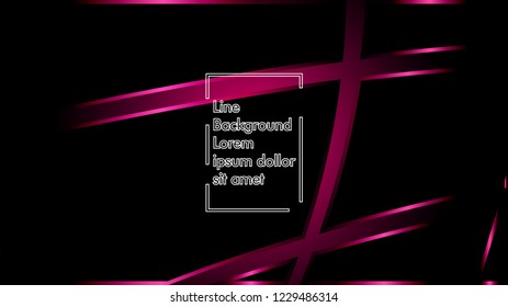 abstract metallic pink black frame layout modern tech design template background
