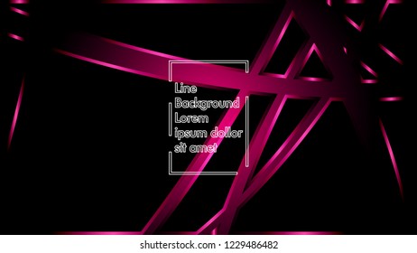 abstract metallic pink black frame layout modern tech design template background
