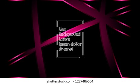 abstract metallic pink black frame layout modern tech design template background