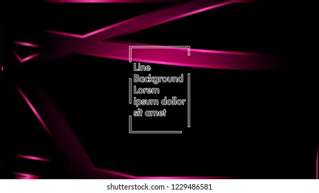 abstract metallic pink black frame layout modern tech design template background