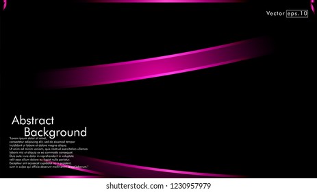 abstract metallic pink black frame layout modern tech design template background