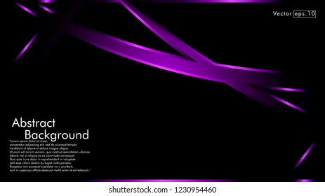 abstract metallic purple black frame layout modern tech design template background