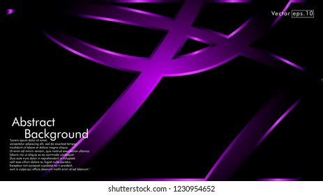 abstract metallic purple black frame layout modern tech design template background