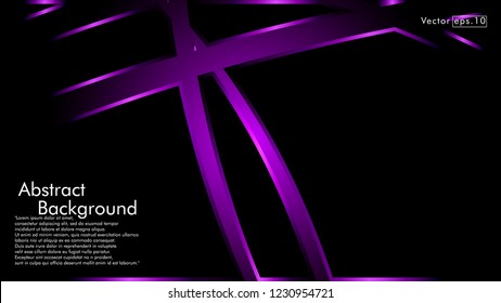 abstract metallic purple black frame layout modern tech design template background