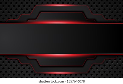 abstract metallic red black background with contrast stripes. Abstract vector graphic brochure design 