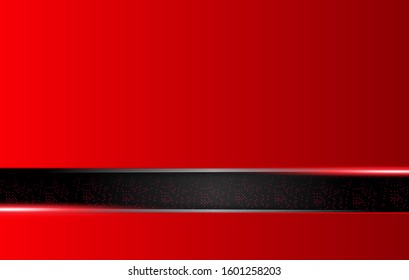 abstract metallic red black background with contrast stripes. Abstract vector graphic brochure design.
