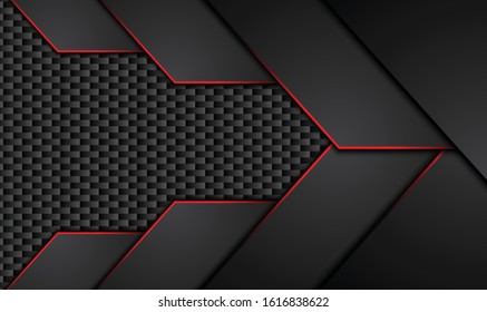 abstract metallic red black background with contrast stripes. Abstract vector graphic brochure design
