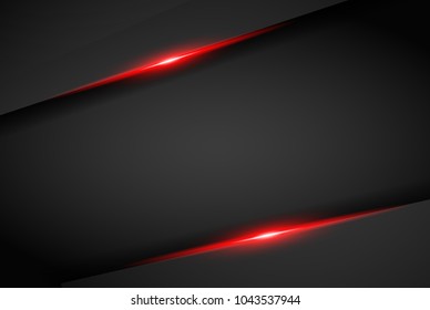 abstract metallic red black frame layout modern tech design template background ,  Black and red background. Vector graphic template design
