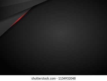 abstract metallic red black frame layout modern tech design template background