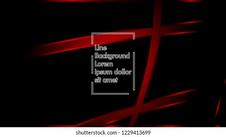 abstract metallic red black frame layout modern tech design template background