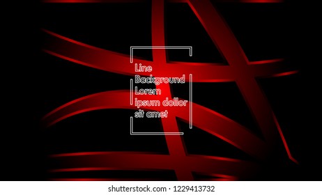 abstract metallic red black frame layout modern tech design template background