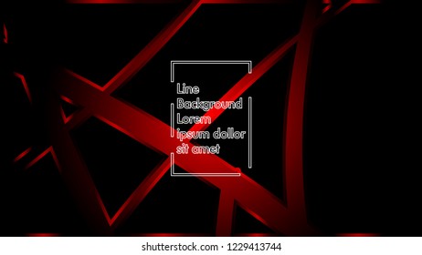 abstract metallic red black frame layout modern tech design template background