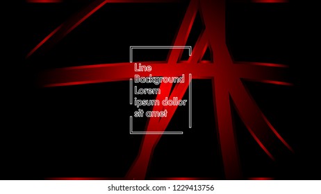 abstract metallic red black frame layout modern tech design template background