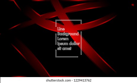 abstract metallic red black frame layout modern tech design template background