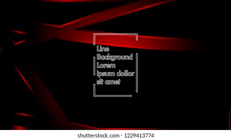 abstract metallic red black frame layout modern tech design template background