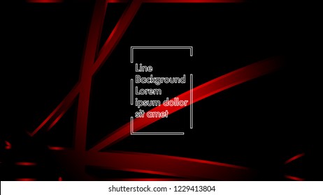 abstract metallic red black frame layout modern tech design template background