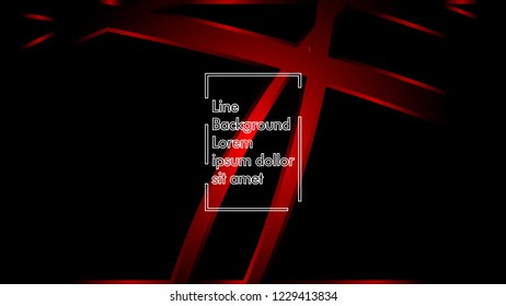 abstract metallic red black frame layout modern tech design template background