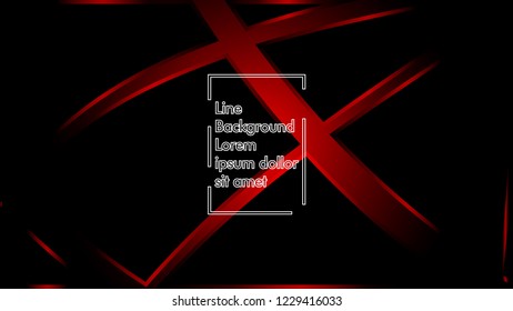abstract metallic red black frame layout modern tech design template background