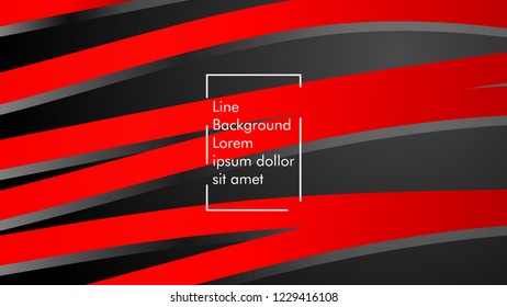 abstract metallic red black frame layout modern tech design template background