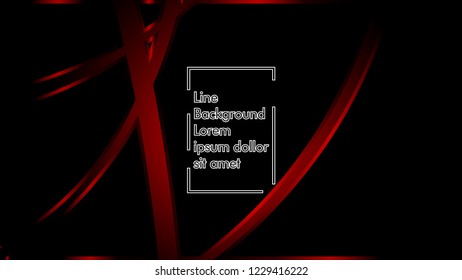 abstract metallic red black frame layout modern tech design template background