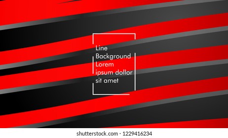 abstract metallic red black frame layout modern tech design template background