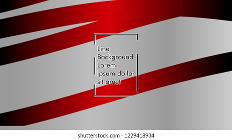 abstract metallic red black frame layout modern tech design template background